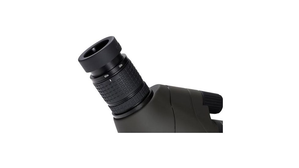 Praktica Alder 20-60x77mm Angled Spotting Scope w/ Tripod, Brown PRA204