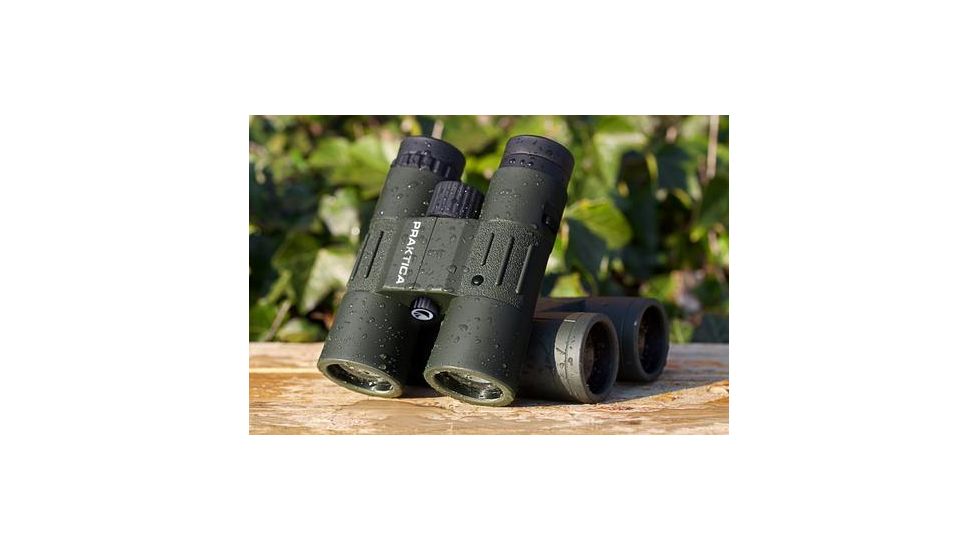 Praktica Discovery 10x42 Binoculars, Green PRA134