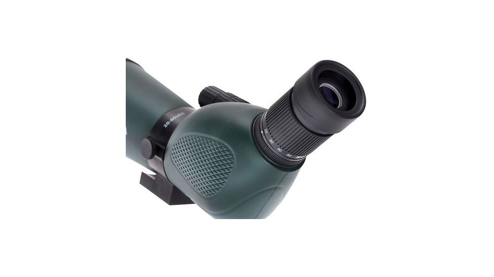 Praktica Highlander Angled Spotting Scope 20-60x60mm w/ Tripod, Green PRA119