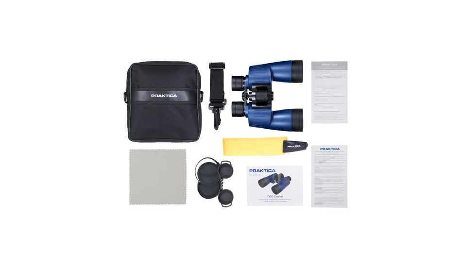 Praktica Marine Charter 7x50 Binoculars, Blue PRA201