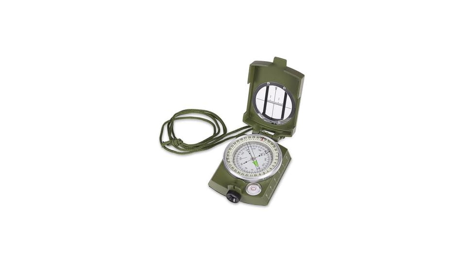 USED Praktica Travel and Hiking Compass, Green, 85mm L x 65mm W x 30mm H, TCM01G, EDEMO1