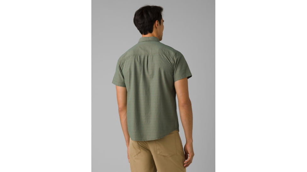 prAna Park Hill Shirt - Mens, Deep Pine, S, 1968911-300-ST-S