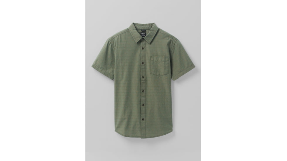prAna Park Hill Shirt - Mens, Sea Mist, XL, 1968911-400-ST-XL