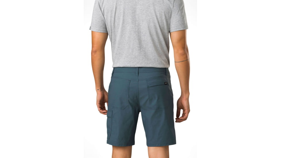 prAna Stretch Zion Short II 10in Inseam - Mens, Grey Blue, 42, 1969751-400-10-42