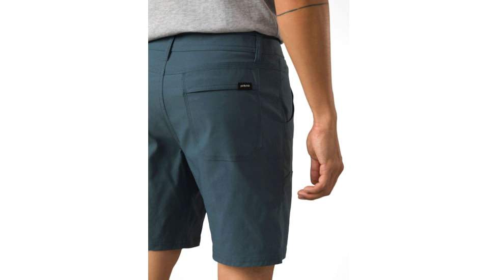 prAna Stretch Zion Short II 10in Inseam - Mens, Grey Blue, 42, 1969751-400-10-42