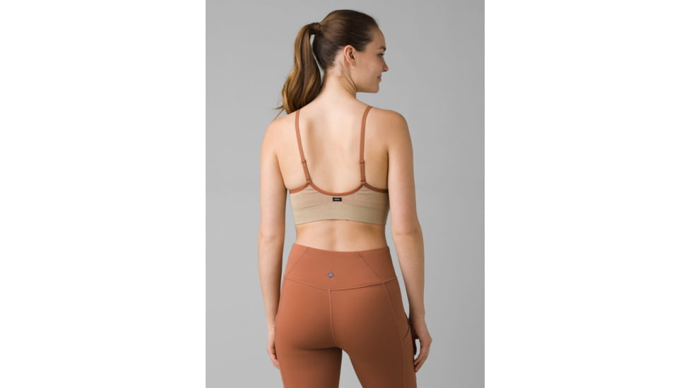 prAna Sopra Seamless Bra - Womens, Coastal Sage, S, 1970391-300-S