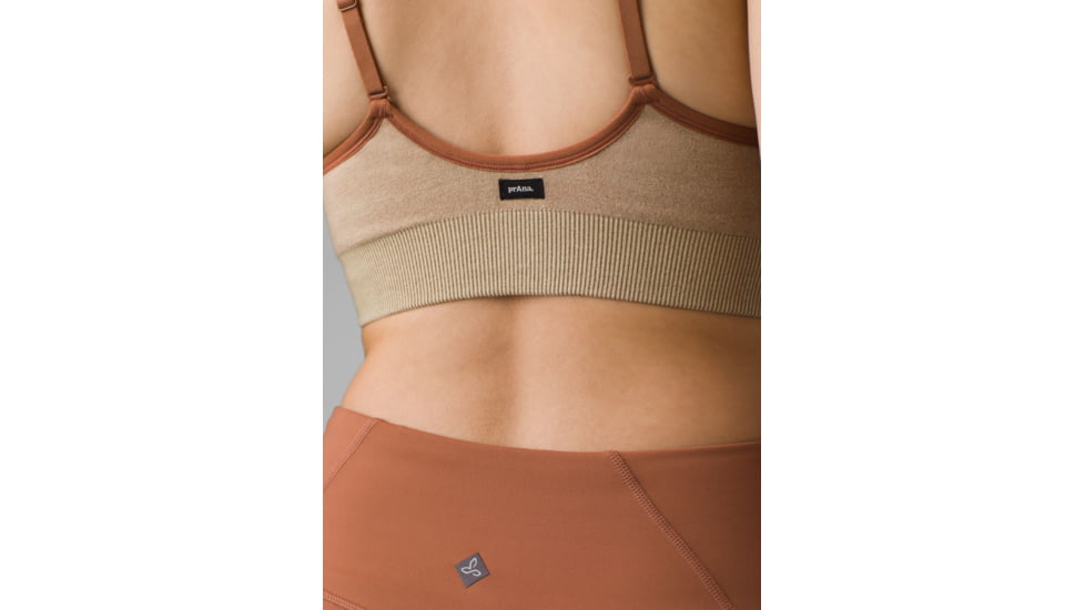 prAna Sopra Seamless Bra - Womens, Coastal Sage, S, 1970391-300-S