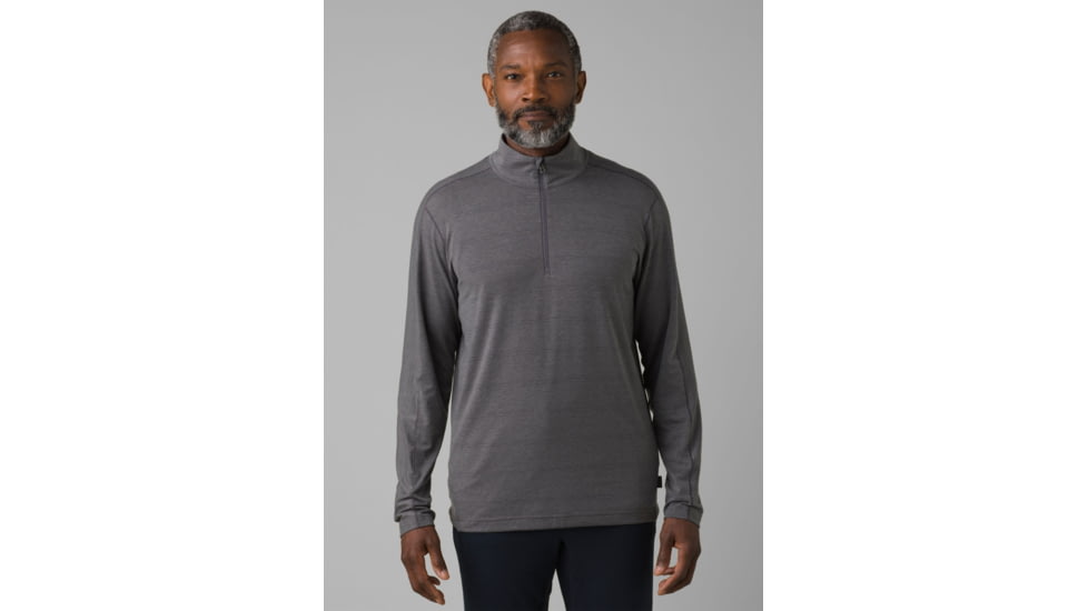 prAna Watchtower 1/2 Zip Shirt - Mens, Castlerock, S, 1963421-250-S