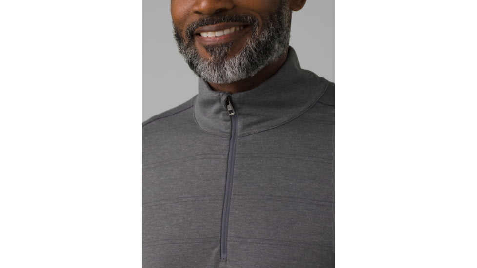 prAna Watchtower 1/2 Zip Shirt - Mens, Castlerock, S, 1963421-250-S