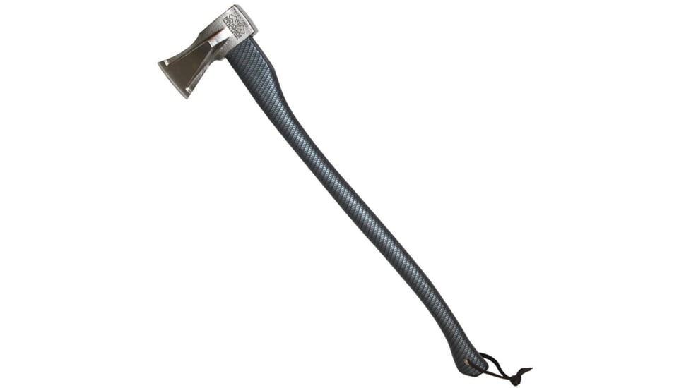 Prandi Axe with Splitting Wedge, 7.5 zinc phosphate coated axe head with 3.25 cut, Hickory handle, 3.016.20.E