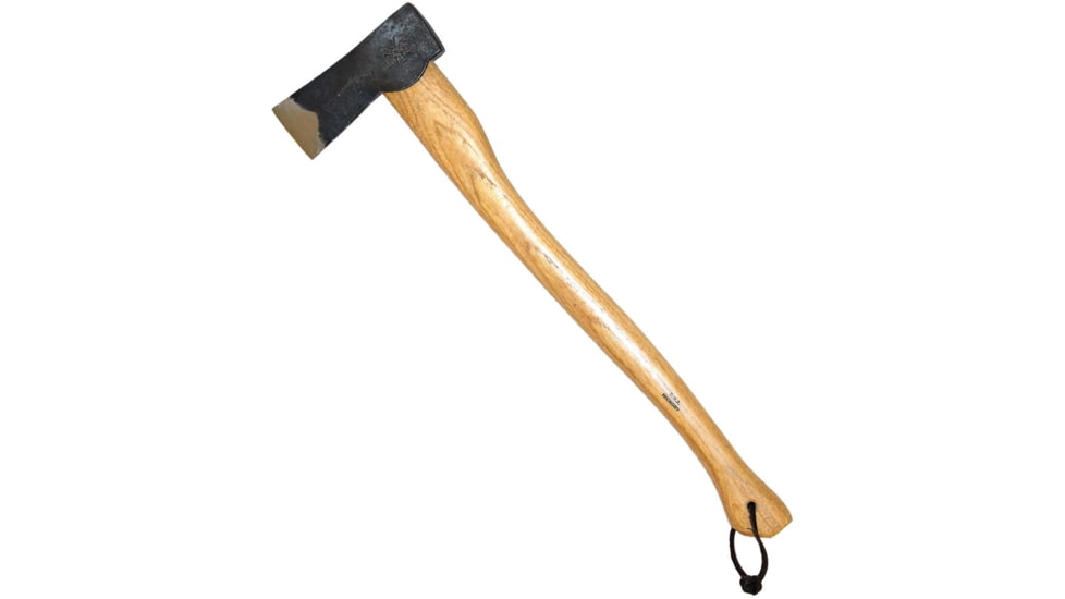 Prandi Scandinavian Splitting Axe, 27.75in Overall, 8in Carbon Steel Axe Head w/3in Cutting Edge, American Hickory Handle, 3.35Lb Head, Fits Sheath Pra706006, 3.032.15.TH