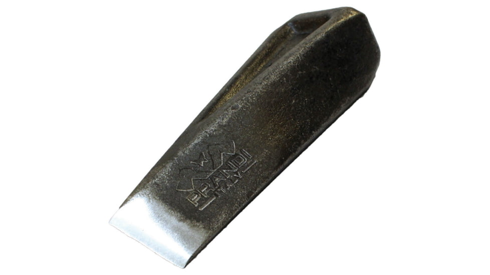Prandi Turned Splitting Wedge, Traditional Finish Carbon Steel Axe Head, 4.45Lb Head, 3.019.20.T