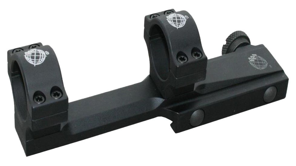 Precision Reflex 1in Cantileverd Ring Set, Low, Black, 01-001-10L