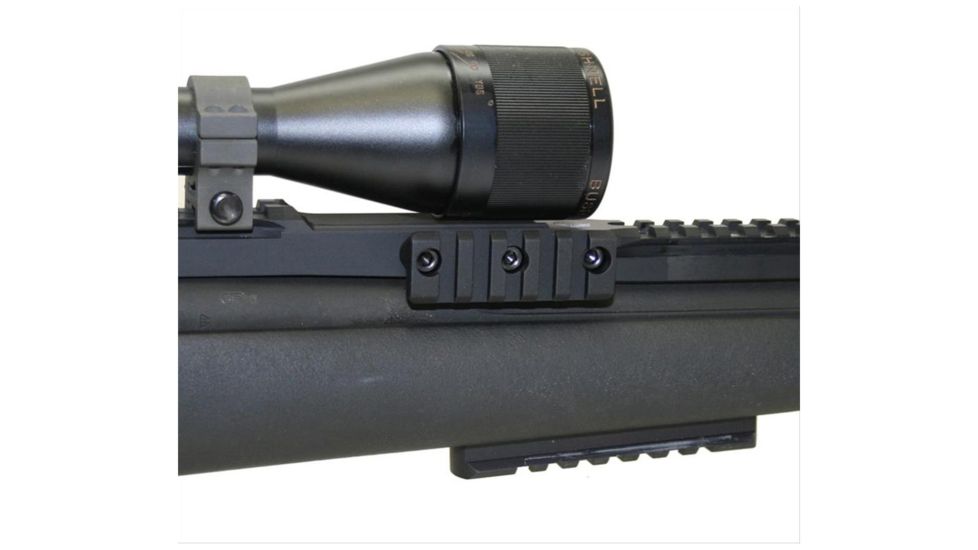 Precision Reflex BAR Straight Side Rail Mount, Black, 02-BAR-SR2