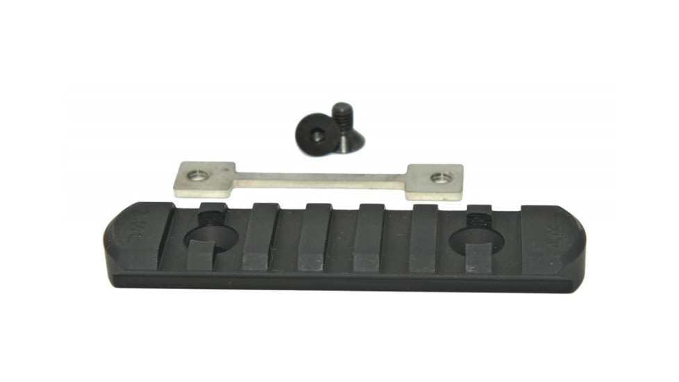 Precision Reflex Delta Replacement Bottom Rail Forearms, 3in, Black, 05-071-3B