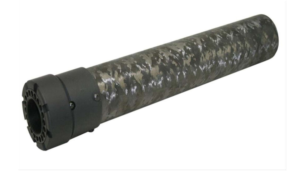 Precision Reflex Gen III Round Forearm Rifle Length with No Holes or Rails, Carbon, 05-073-03T