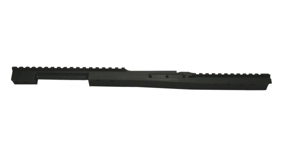 Precision Reflex Remington 700 L.A. 16in Step Down Rail w/ Front Objective Clearance, 25MOA, Black, 02-217-13C
