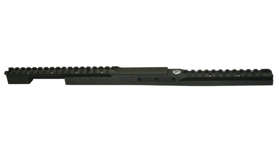 Precision Reflex Remington 700 S.A. 16in Step Down Rail, Front Objective Clearance and 25MOA, Black, 02-216-13C