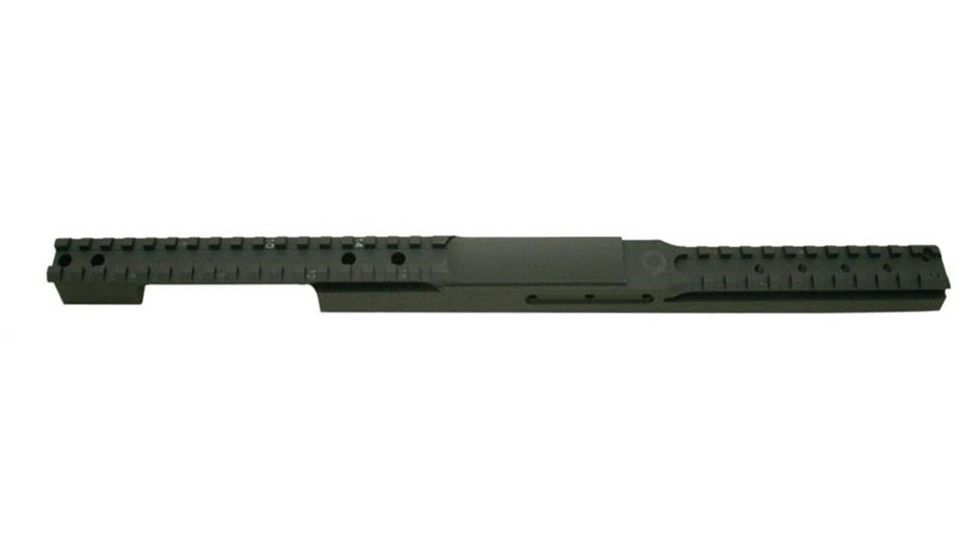 Precision Reflex Remington 700 S.A. 16in Step Down Rail, Front Objective Clearance and 25MOA, Black, 02-216-13C