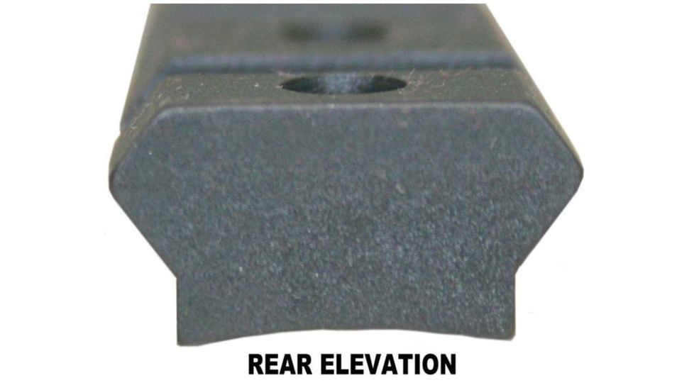 Precision Reflex Remington 700 S.A. 5.5in Steel Base, Cut Out Over Action, Black, 02-216-01