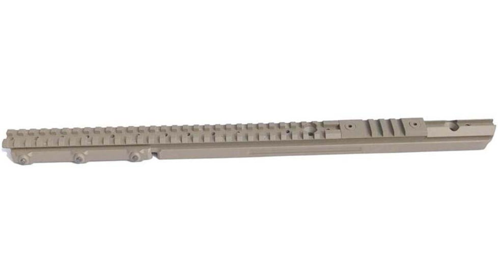 Precision Reflex SPR G2 PEQ Top Tactical Rail for PRI Rifle Length Forearms, FDE, 05-PEQ-G2-DE