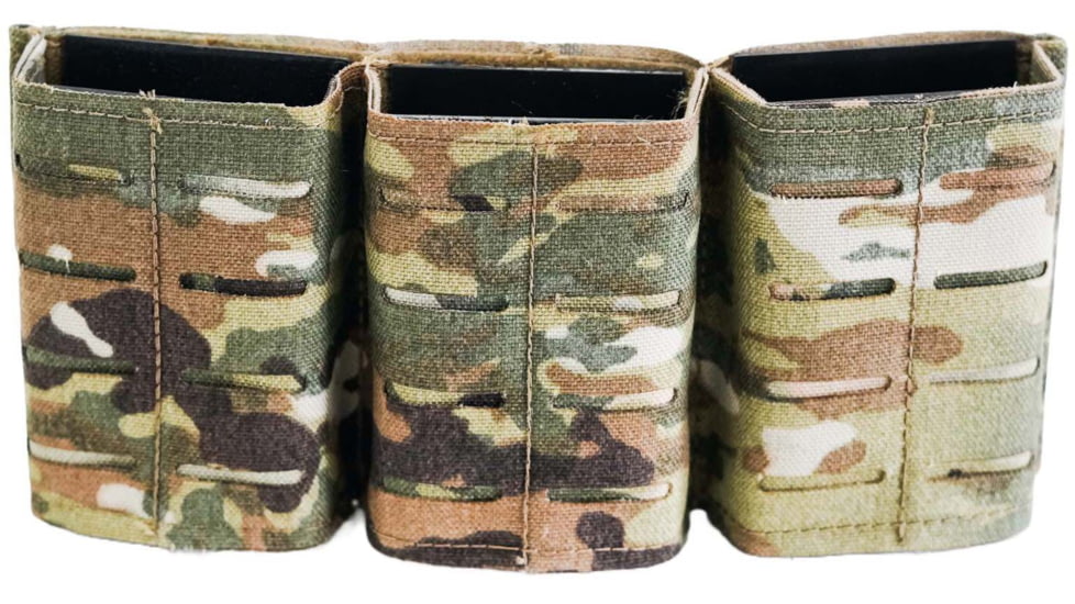 Predator Armor 5.56 Quick Draw Triple Mag Pouch, Multi-cam, 10x5, AC-56TMP-MC