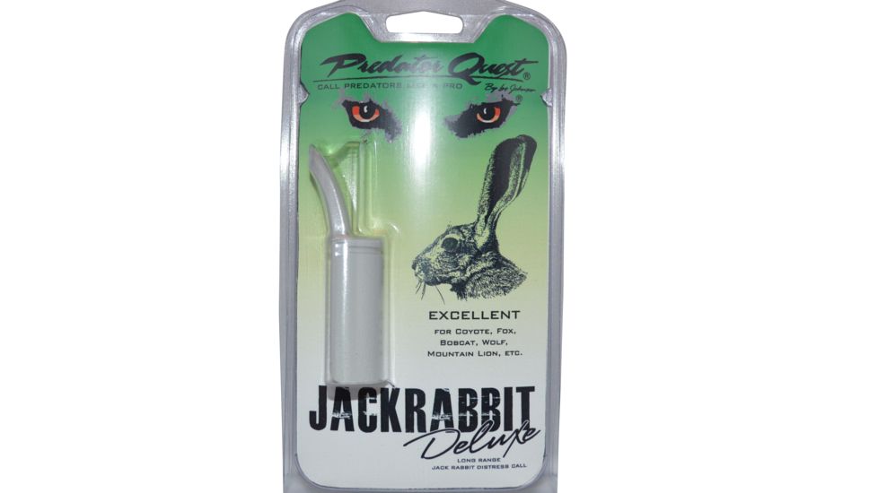 Predator Quest Jack Rabbit Deluxe Long Range Distress Game Call,White LJ1341JD