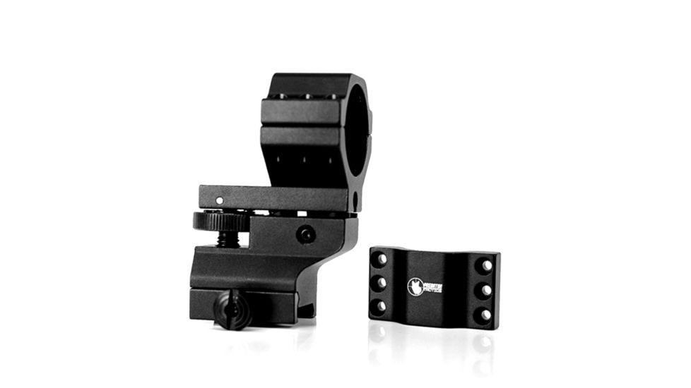 Predator Tactics Windage Elevation Adjustable Rail Mount, Matte Black, Fits 1 &amp; 32mm Tubes 97413
