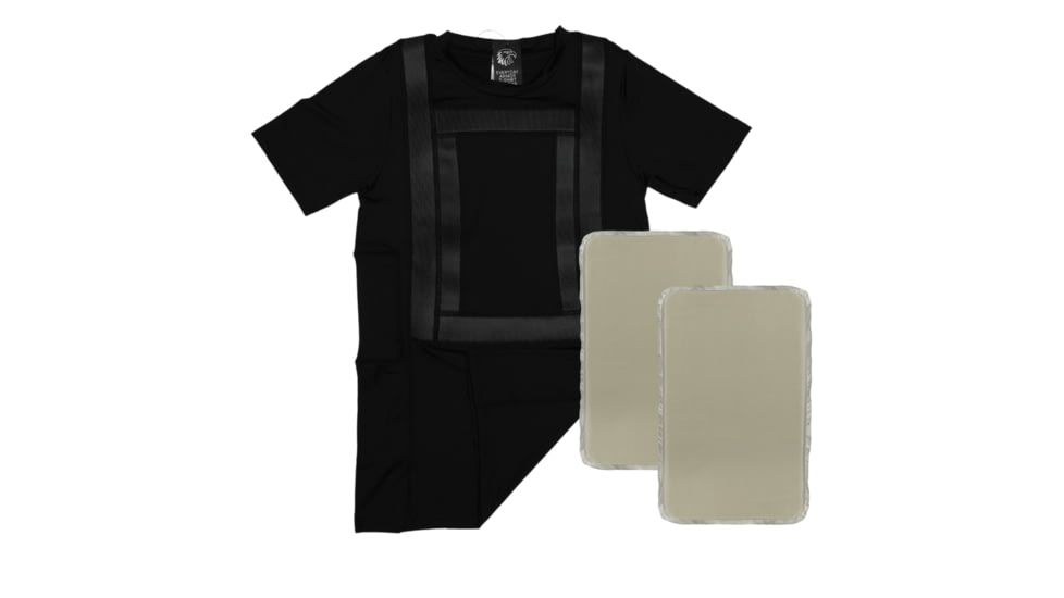 Premier Body Armor 360 Core Everyday Armor T-Shirt w/ 2 Level IIIA Panels