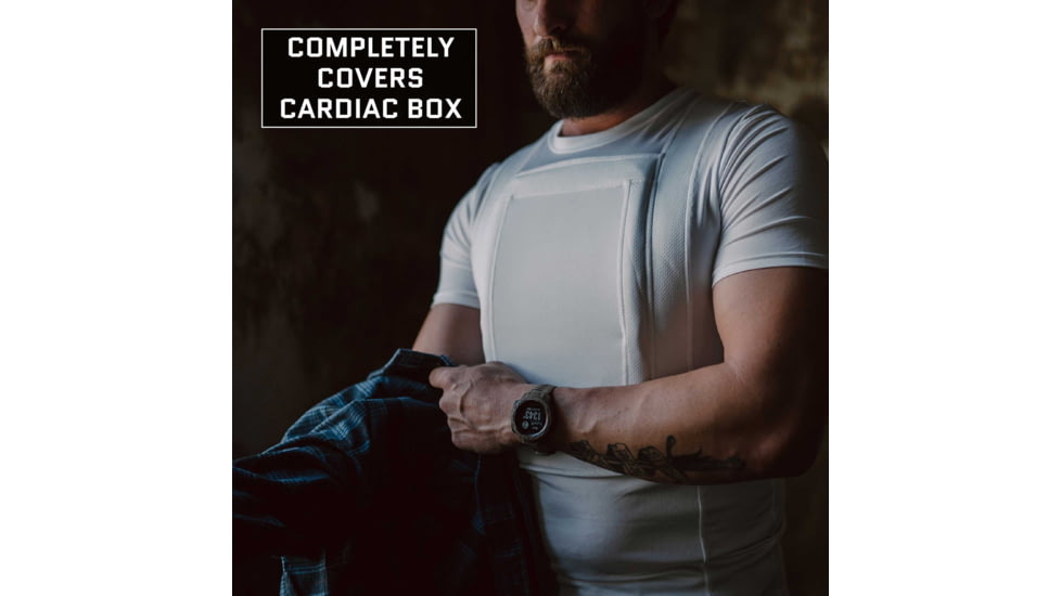 Premier Body Armor 360 Core Everyday Armor T-Shirt w/ 2 Level IIIA Panels