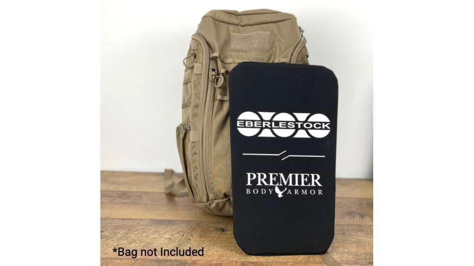 Premier Body Armor Eberlestock F5 Switchblade Level IIIA Bulletproof Backpack Insert, Black, 9.5 x 16.75, BPP-9101