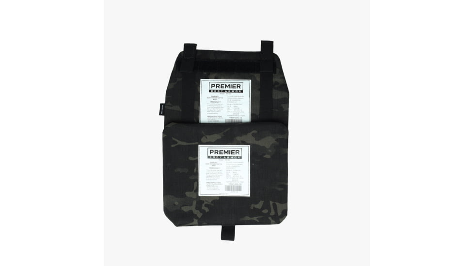 Premier Body Armor Viktos Low Key/Taculus Armorshift Panel w/ Level IIIA Armor, Multicam Black, 8-12 inch, BPP-9159