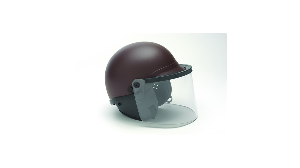 Premier Crown Corp Epr Riot Helm,brn,gas Mask Shi - 9061FS6
