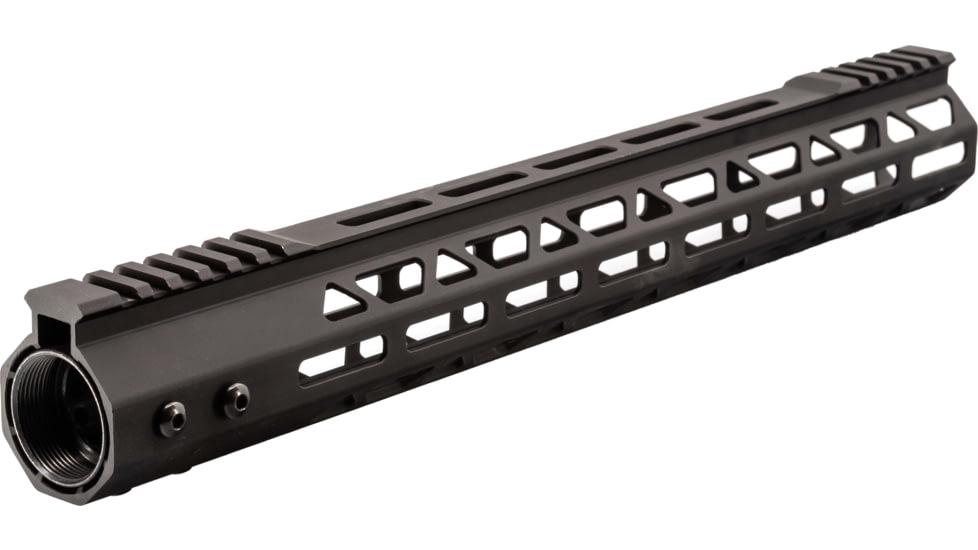 Presma 223/5.56 Super Light M-LOK Free Float Handguard w/Partial Top Rail, 15 in, Black, UMMARA15