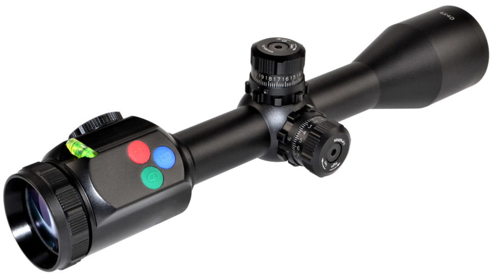 Presma 4x40 EX Professional Series Precision Scope, 1 in, RGB RXR Reticle, Black, EX4X40L
