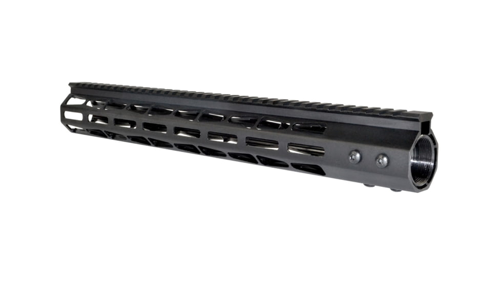 Presma AR-10 LR 308 Super Light M-LOK Series Free Float Handguards, 15in DPMS Low Profile, Black, M38M/L15