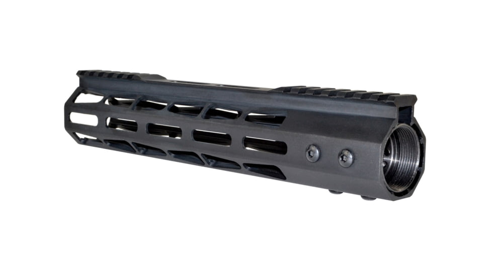 Presma AR-10 LR 308 Super Light M-LOK Series Free Float Handguards with Partial Top Rail, 10in DPMS Low Profile, Black, M38MP/L10