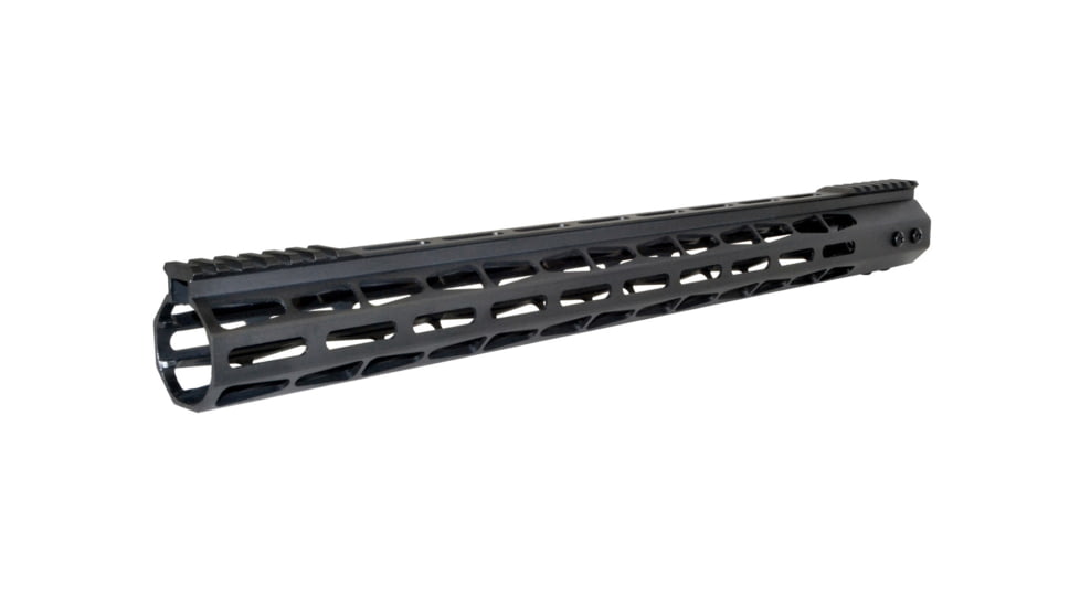 Presma AR-10 LR 308 Super Light M-LOK Series Free Float Handguards with Partial Top Rail, 19in DPMS Low Profile, Black, M38MP/L19
