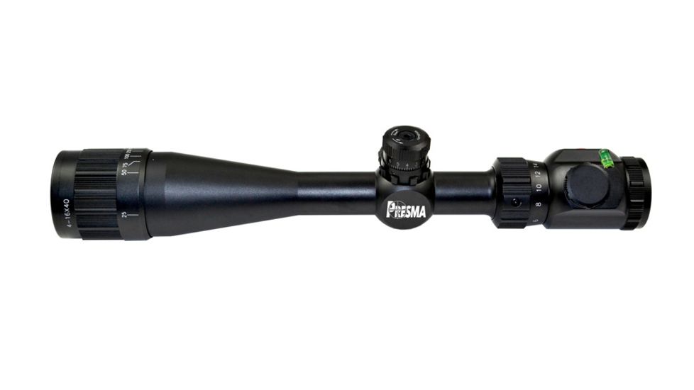 Presma Eagle Series 4-16X40 Precision Rifle Scope, Front Adjustable Objective Lens, Black PREA011