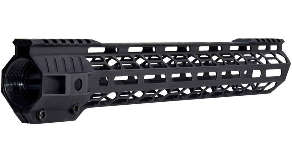 Presma M-LOK Free Float Handguard w/Partial Top Rail, 10 in, Black, UMM38D10-H