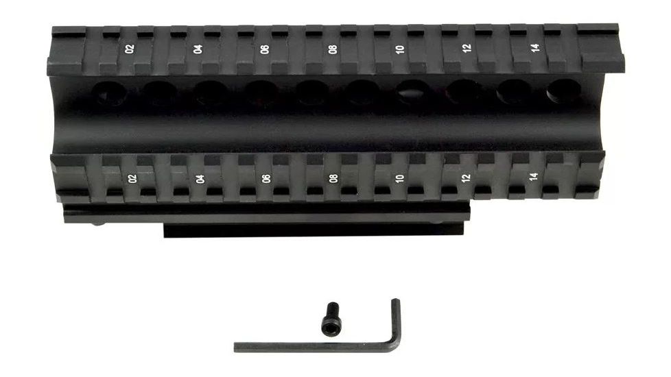 Sniper 15 Slot Duct Cover Mount. Fits Yugo 70, Black, MTQRM