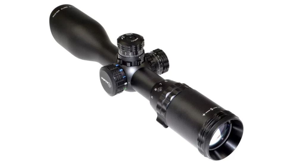 Sniper 3-12X40mm Compact Scope QTA W/E RGB Dual Illumination Mil Dot, Black, LT3-12x40ML