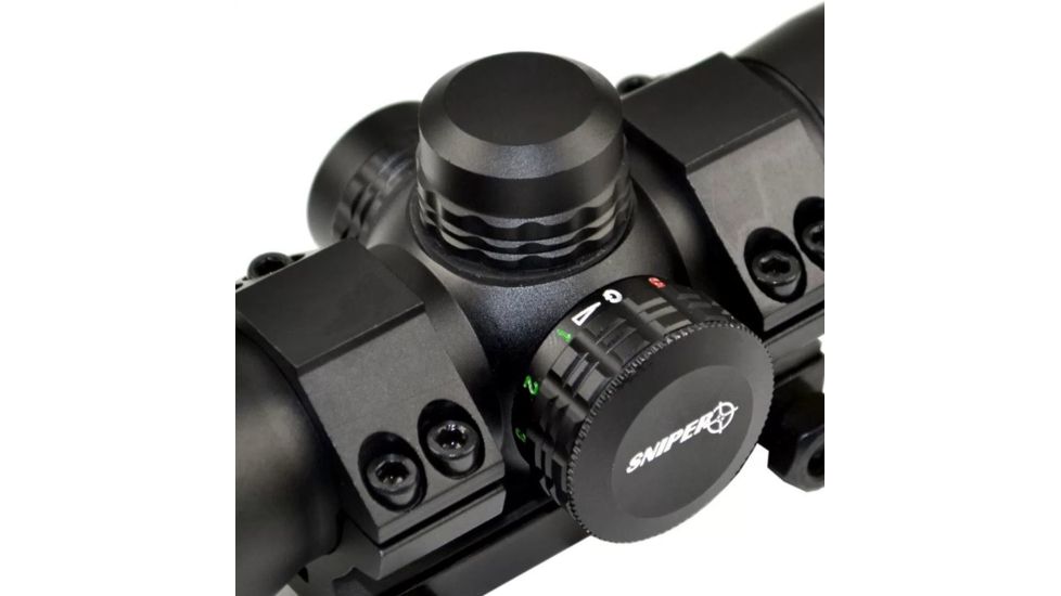 Sniper 35mm Compact RG Dot Scope With Mount, Black, LTRD35