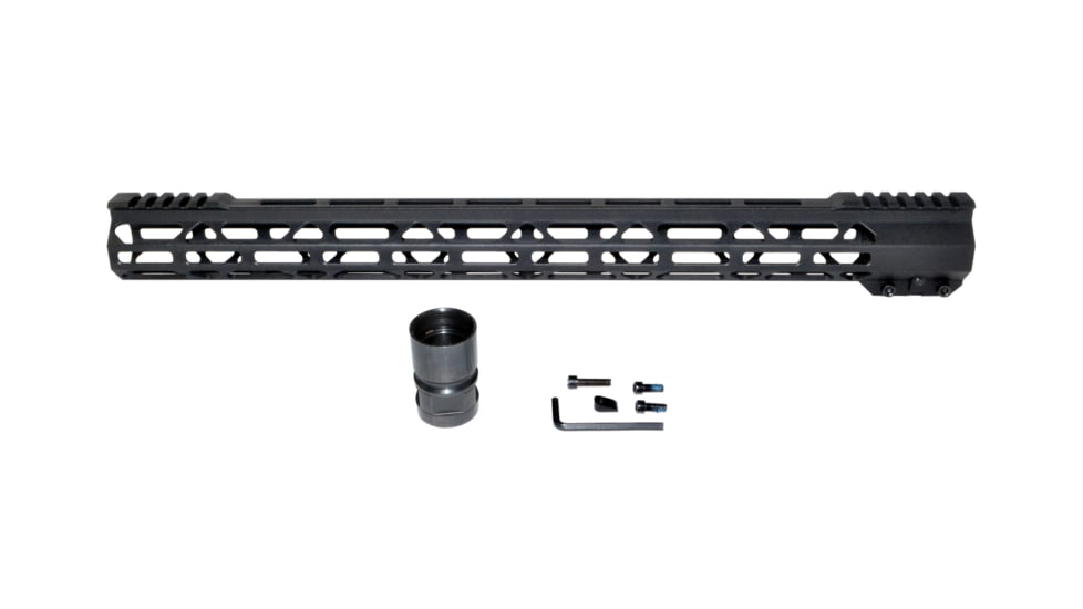 Presma Super Light Slim Free Float No Timing M-LOK Handguards, 19.5in AR-15 223/5.56., Black, MMARB195