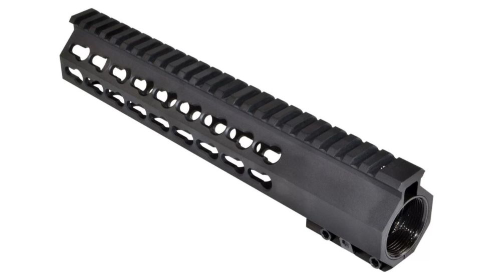 Presma Super Slim Keymod Freefloat Handguard for .223/5.56, 10in, Black, PRJA061, EDEMO1