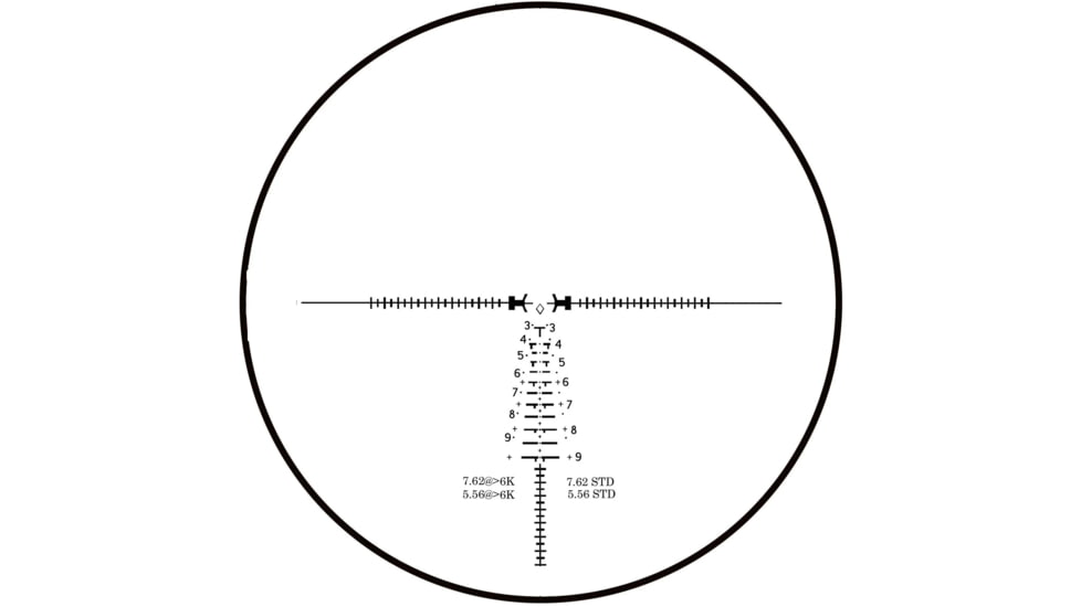 Pride Fowler Industries Rapid Reticle 3G-2 1-6X24mm 30mm Tube Rifle Scope w/Rapid Ranging and Rapid Guide Technology, 5.56/7.62x51, Black, PFI-RR-EVOLUTION 3G-2