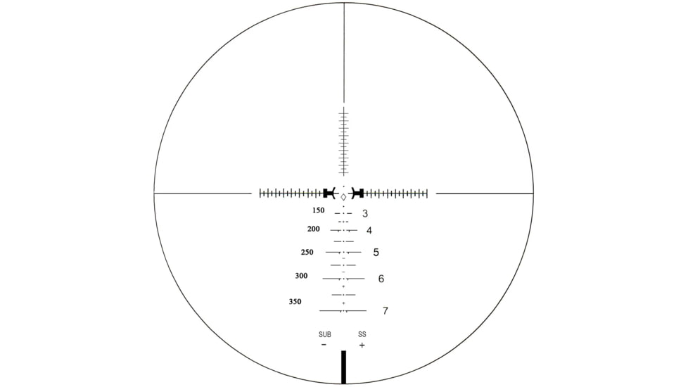 Pride Fowler Industries Rapid Reticle BLK-2 1-6x24mm FFP 30mm Tube Rifle Scope w/Rapid Ranging and Rapid Guide Technology, Black, PFI-RR-EVOLUTION BLK-2