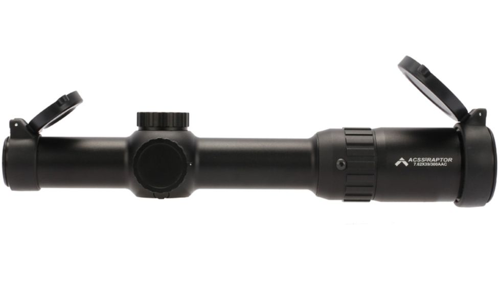 Primary Arms 1-6X24mm First Focal Plane Rifle Scope w/ACSS Raptor 7.62 Reticle, Black, PA1-6X24FFP-R-7.62