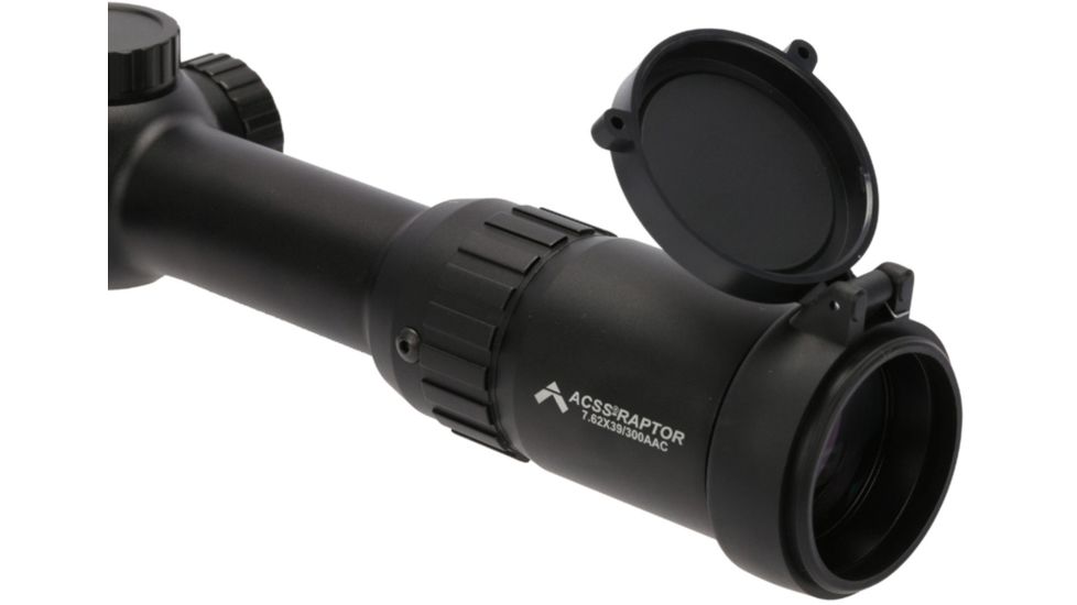 Primary Arms 1-6X24mm First Focal Plane Rifle Scope w/ACSS Raptor 7.62 Reticle, Black, PA1-6X24FFP-R-7.62