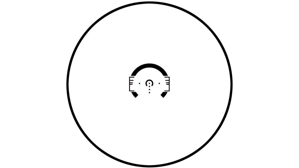 Primary Arms 2.5X Compact AR15 Scope with Patented CQB ACSS Reticle, Black, PAC2.5X